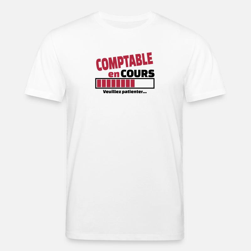 comptable en cours - T-shirt bio CREATOR Stanley/Stella Unisexe - blanc
