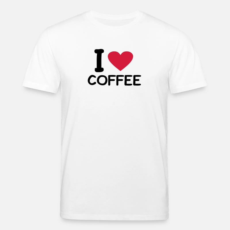 J'aime le Café - T-shirt bio CREATOR Stanley/Stella Unisexe - blanc