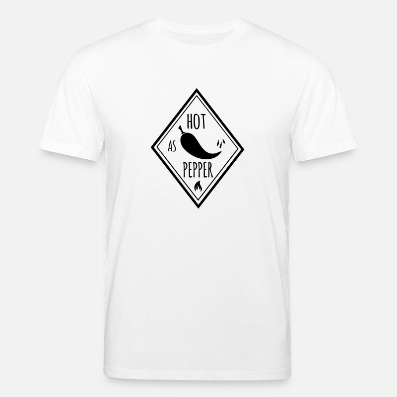 Hot as pepper - Stanley/Stella Unisex Bio-T-Shirt CREATOR  - Weiß