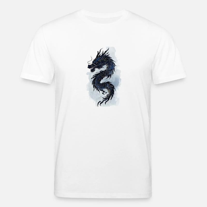 Dragon China Mythology Gift - Stanley/Stella CREATOR Unisex Organic T-Shirt - white