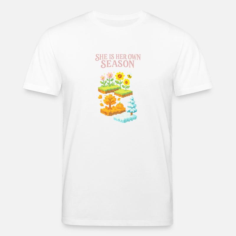 C’est sa propre saison ! - T-shirt bio CREATOR Stanley/Stella Unisexe - blanc