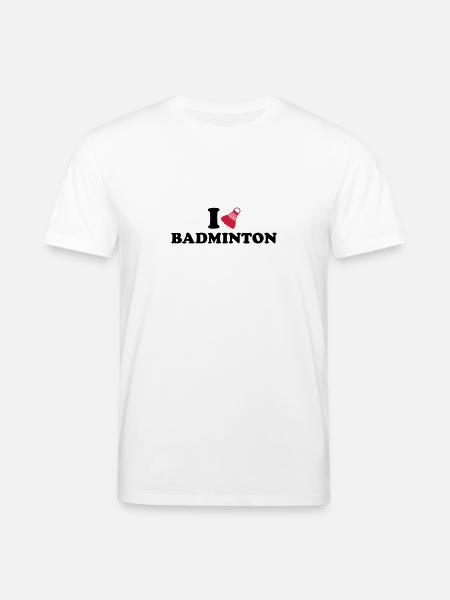 Badminton - Stanley/Stella Unisex Bio-T-Shirt CREATOR - Weiß