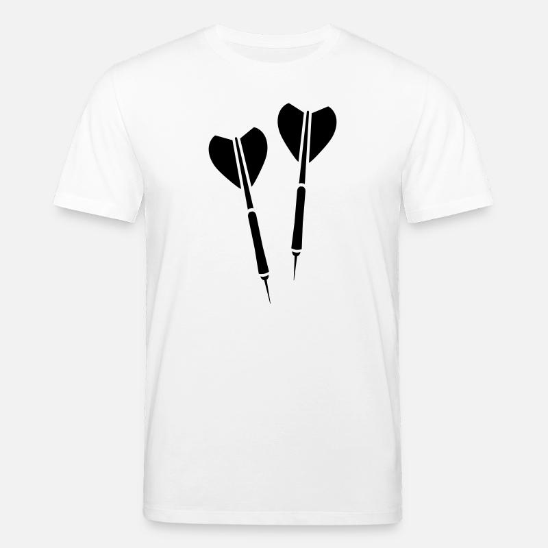 dart darts dartpfeile - Stanley/Stella Unisex Bio-T-Shirt CREATOR  - Weiß