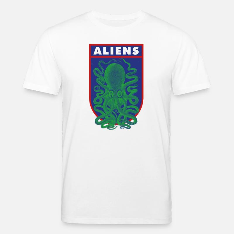 Octopus Aliens - T-shirt bio CREATOR Stanley/Stella Unisexe - blanc