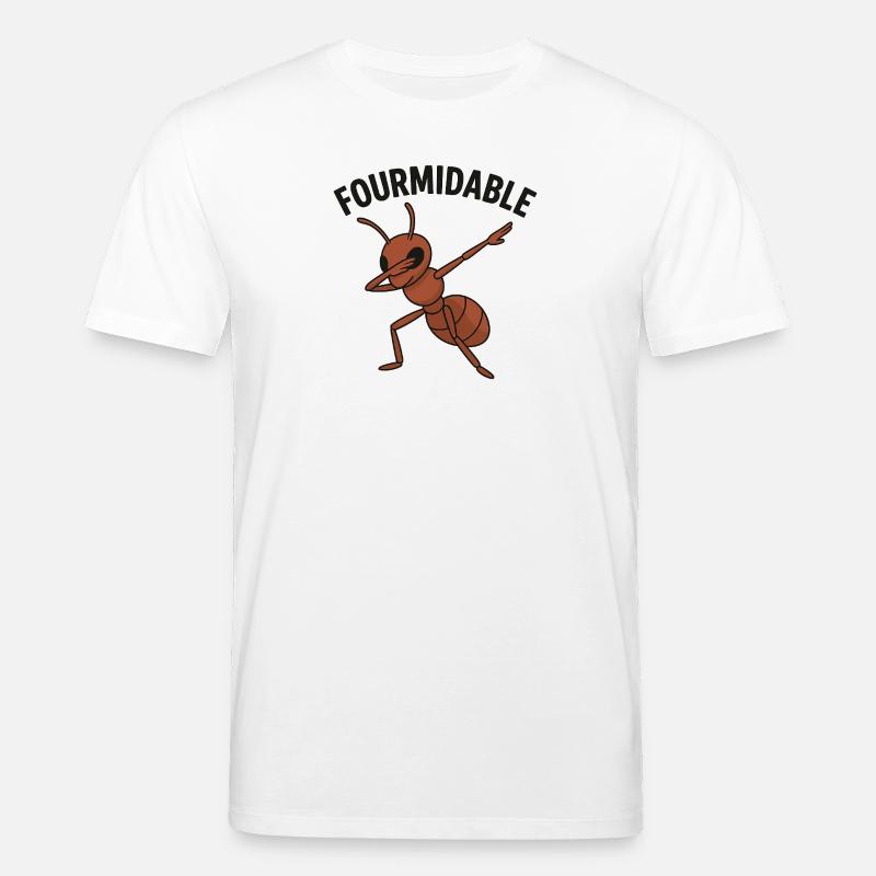 Fourmidable Dab Fourmi - T-shirt bio CREATOR Stanley/Stella Unisexe - blanc