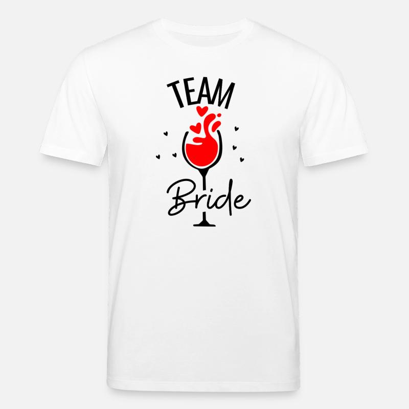 Équipe Mariée Vin - T-shirt bio CREATOR Stanley/Stella Unisexe - blanc