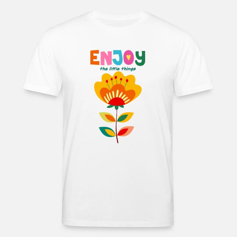 Profitez de la vie - T-shirt bio CREATOR Stanley/Stella Unisexe - blanc