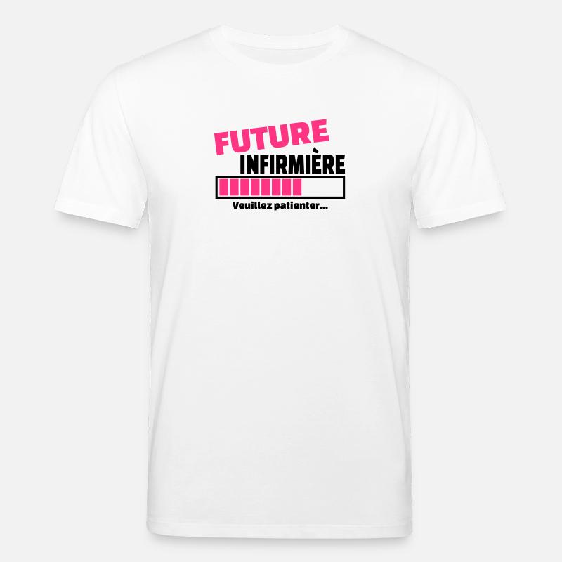 future infirmière - T-shirt bio CREATOR Stanley/Stella Unisexe - blanc
