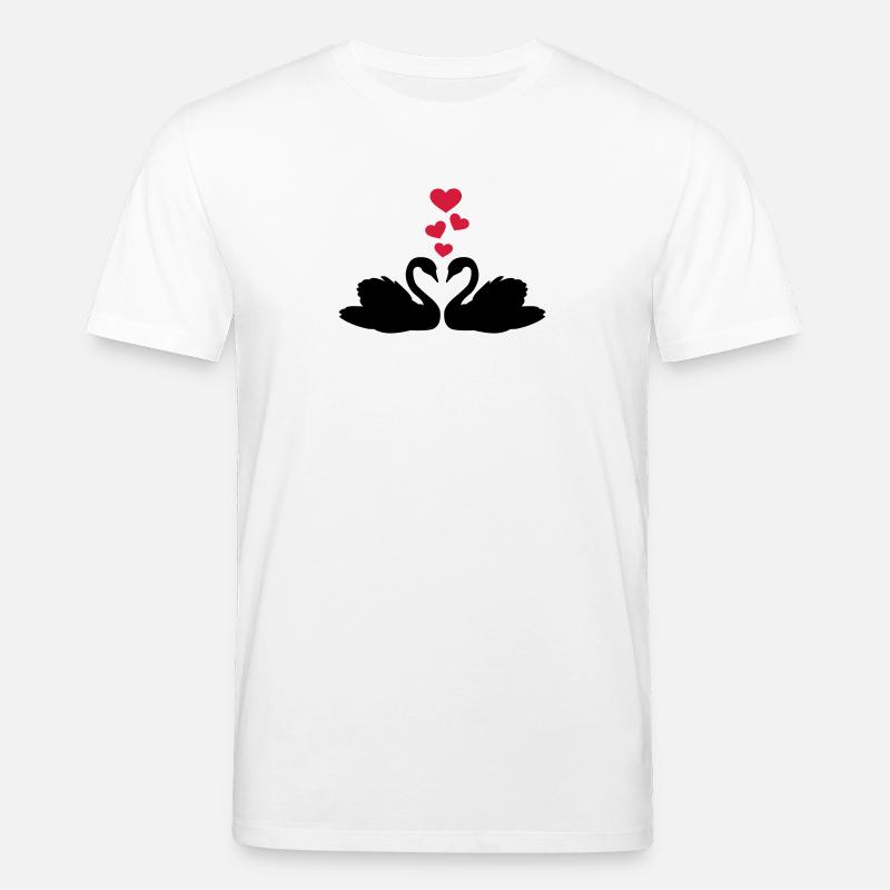 Schwan - Stanley/Stella Unisex Bio-T-Shirt CREATOR  - Weiß