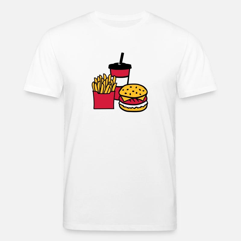 Fast food - Stanley/Stella Unisex Bio-T-Shirt CREATOR  - Weiß