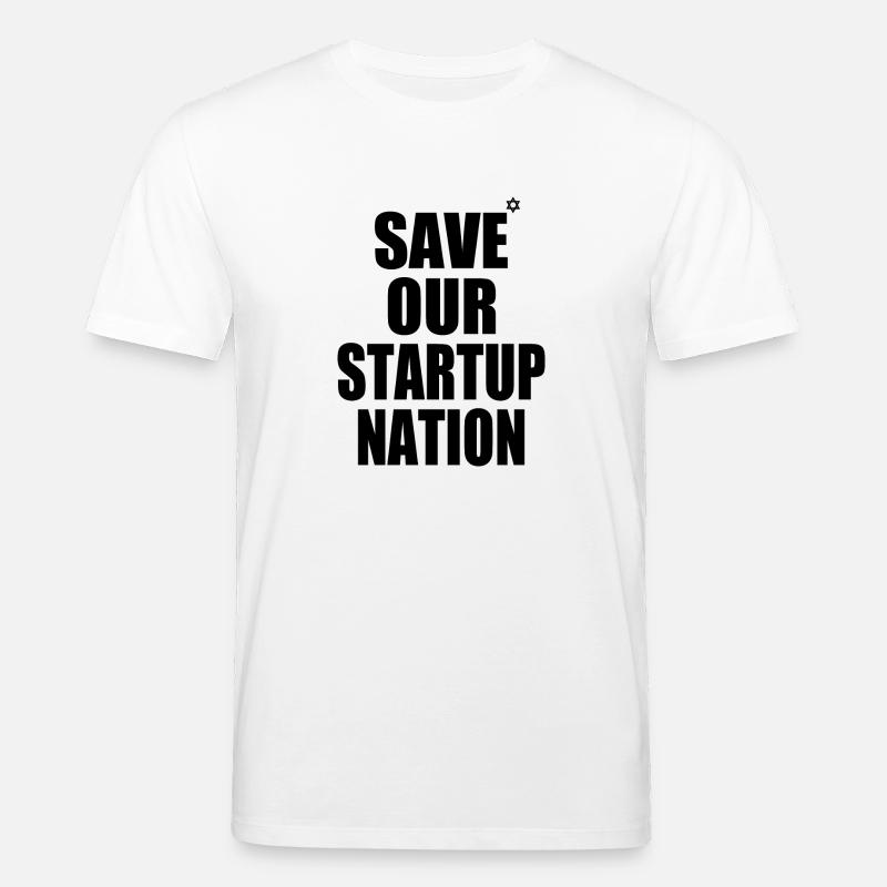 save our startup nation - Stanley/Stella Unisex Bio-T-Shirt CREATOR - Weiß