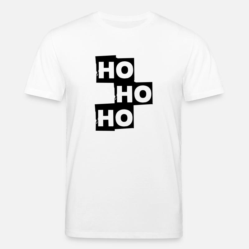 Ho ho ho Noël - T-shirt bio CREATOR Stanley/Stella Unisexe - blanc