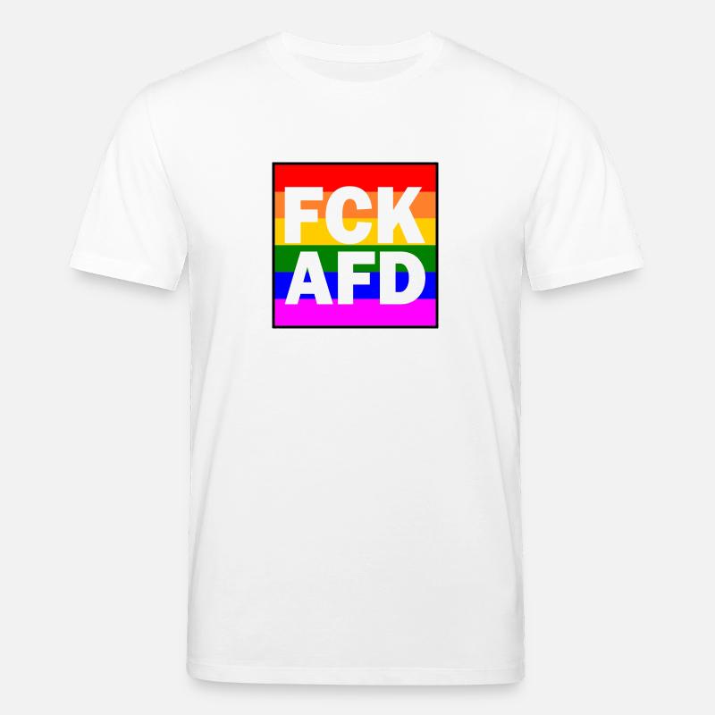 Fck afd - Stanley/Stella Unisex Bio-T-Shirt CREATOR  - Weiß
