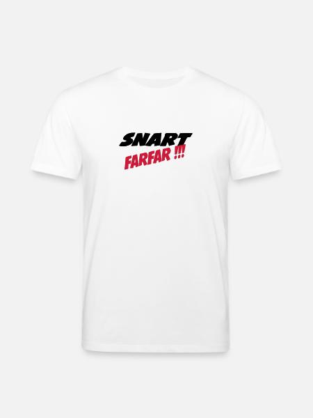 Snart farfar !!! - Stanley/Stella Unisex Bio-T-Shirt CREATOR - Weiß
