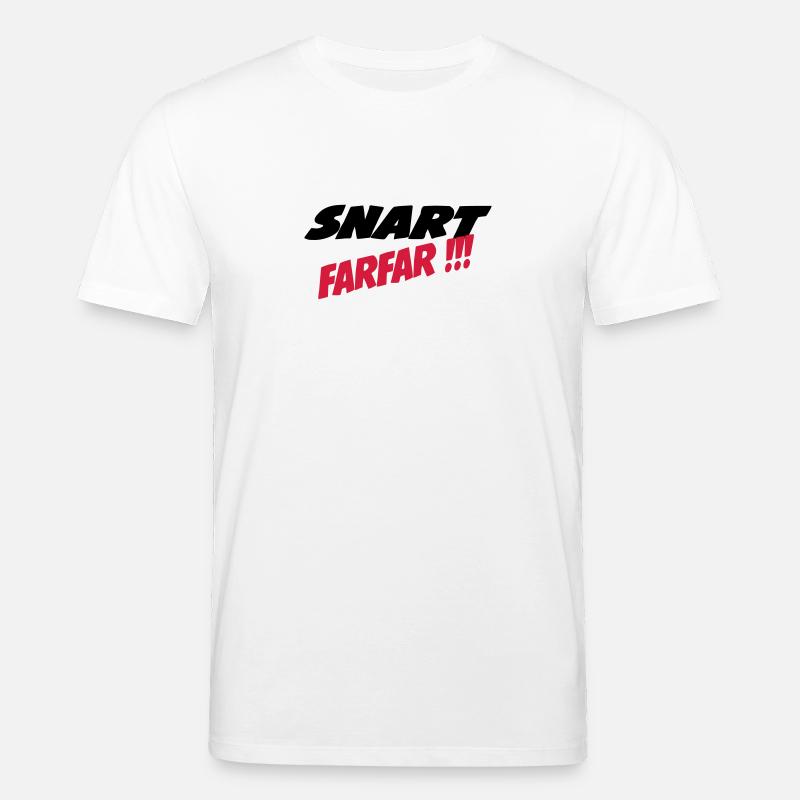 Snart farfar !!! - Stanley/Stella Unisex Bio-T-Shirt CREATOR  - Weiß