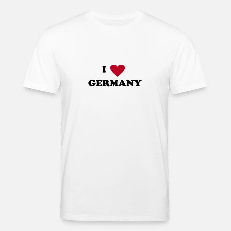 I love Germany - Stanley/Stella Unisex Bio-T-Shirt CREATOR  - Weiß