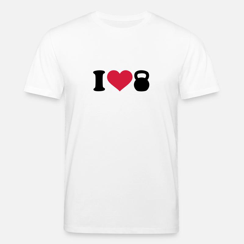 Kettlebell - Stanley/Stella Unisex Bio-T-Shirt CREATOR  - Weiß