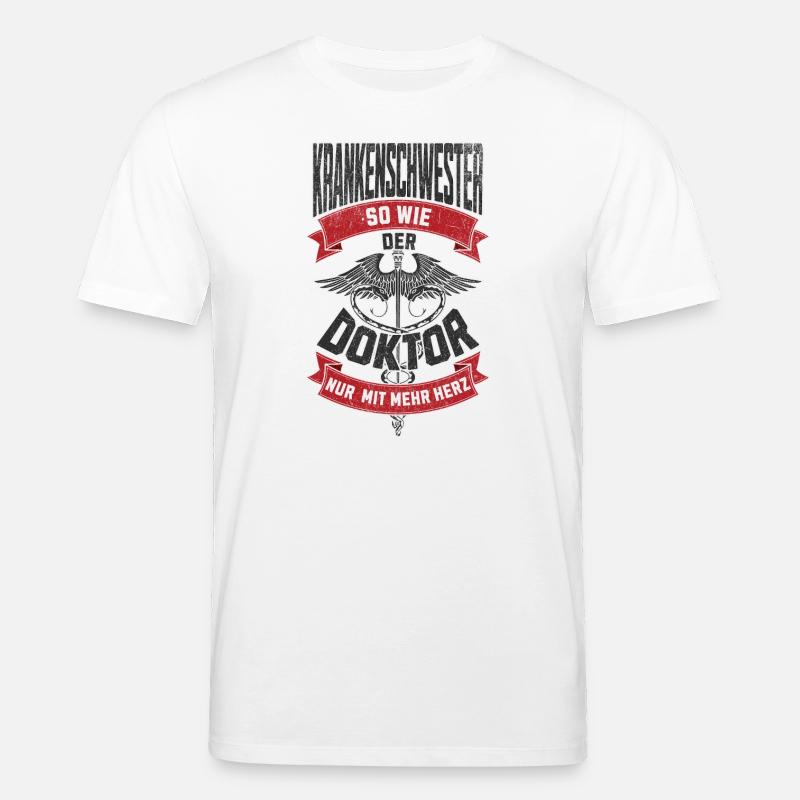 Krankenschwester Design - Stanley/Stella Unisex Bio-T-Shirt CREATOR - Weiß