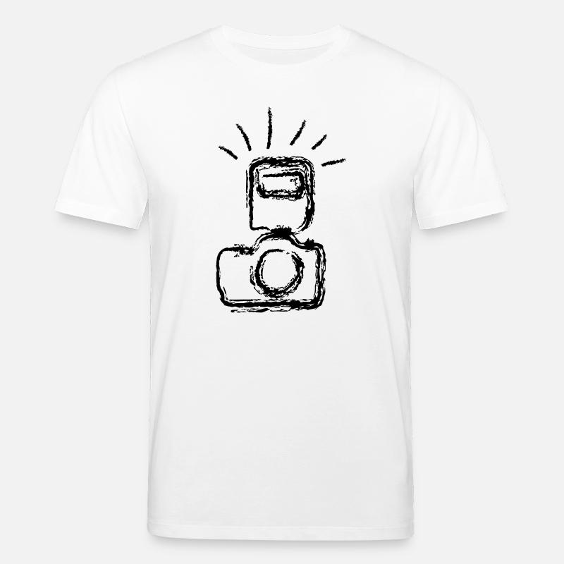 caméra - T-shirt bio CREATOR Stanley/Stella Unisexe - blanc