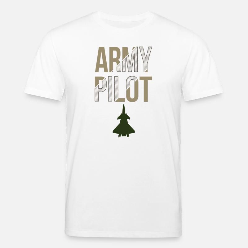 Armee Pilot - Stanley/Stella Unisex Bio-T-Shirt CREATOR  - Weiß