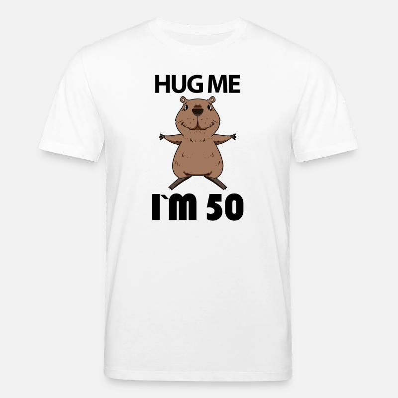 50 ans - 50 ans - Hug - T-shirt bio CREATOR Stanley/Stella Unisexe - blanc