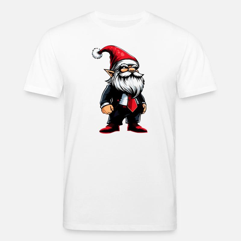 Gnome Noël Gnome - T-shirt bio CREATOR Stanley/Stella Unisexe - blanc
