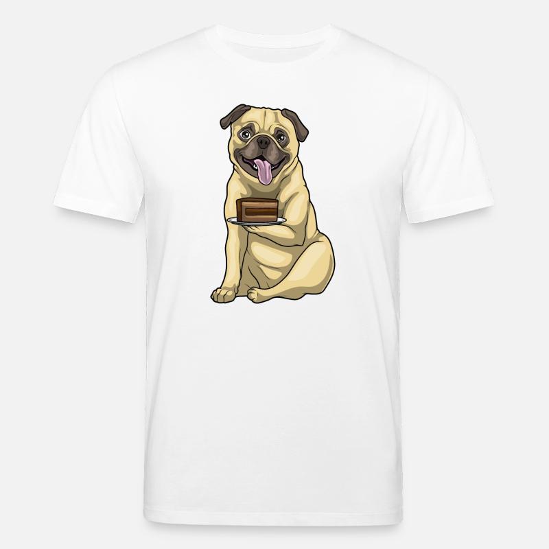 Gâteau Carlin - T-shirt bio CREATOR Stanley/Stella Unisexe - blanc