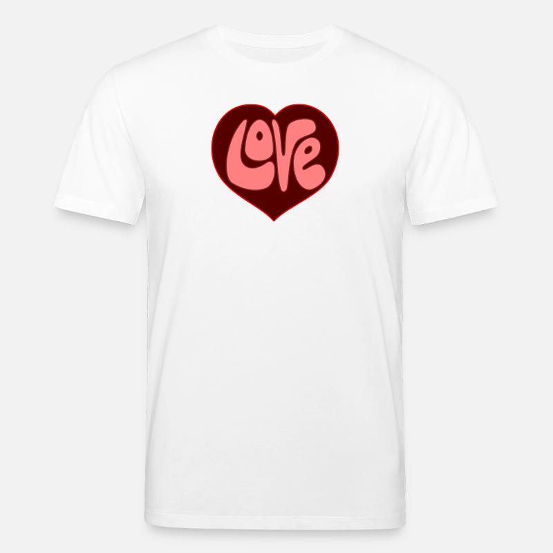 Conception de cœur d’amour par Cean - T-shirt bio CREATOR Stanley/Stella Unisexe - blanc