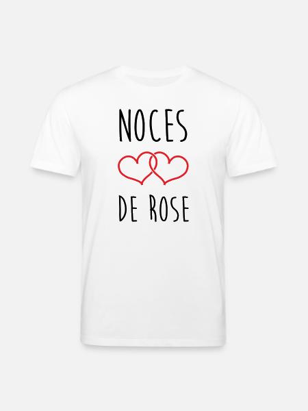 Rose Wedding 17 Years of Marriage - Stanley/Stella CREATOR Unisex Organic T-Shirt - white