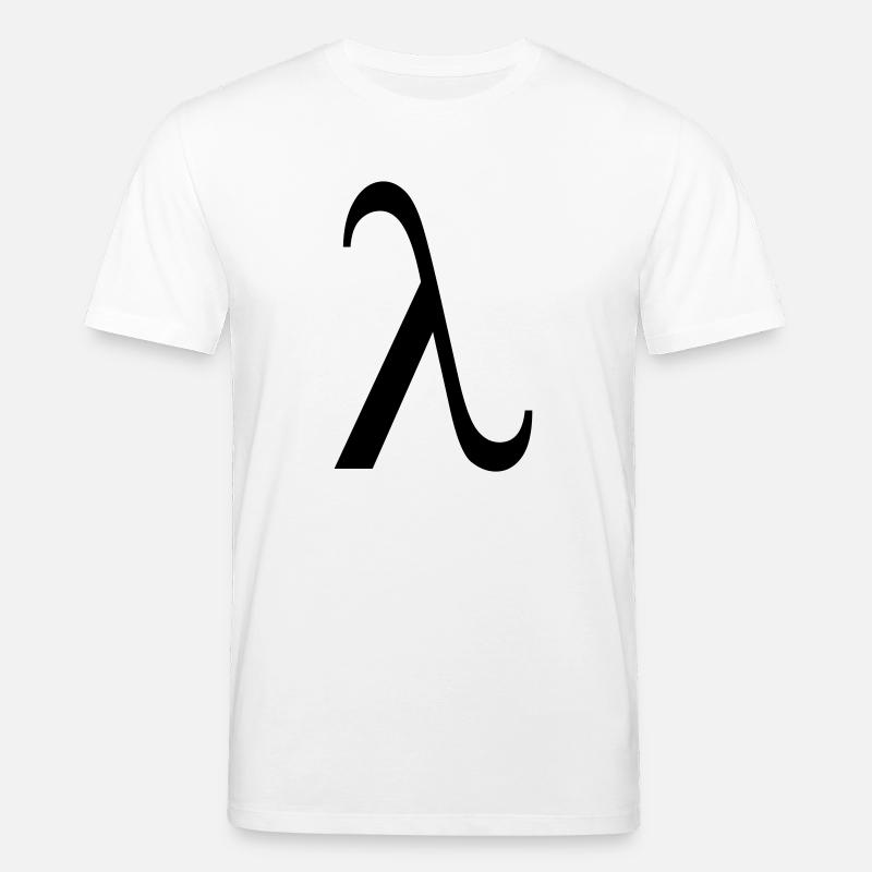 lambda greek - Stanley/Stella Unisex Bio-T-Shirt CREATOR  - Weiß