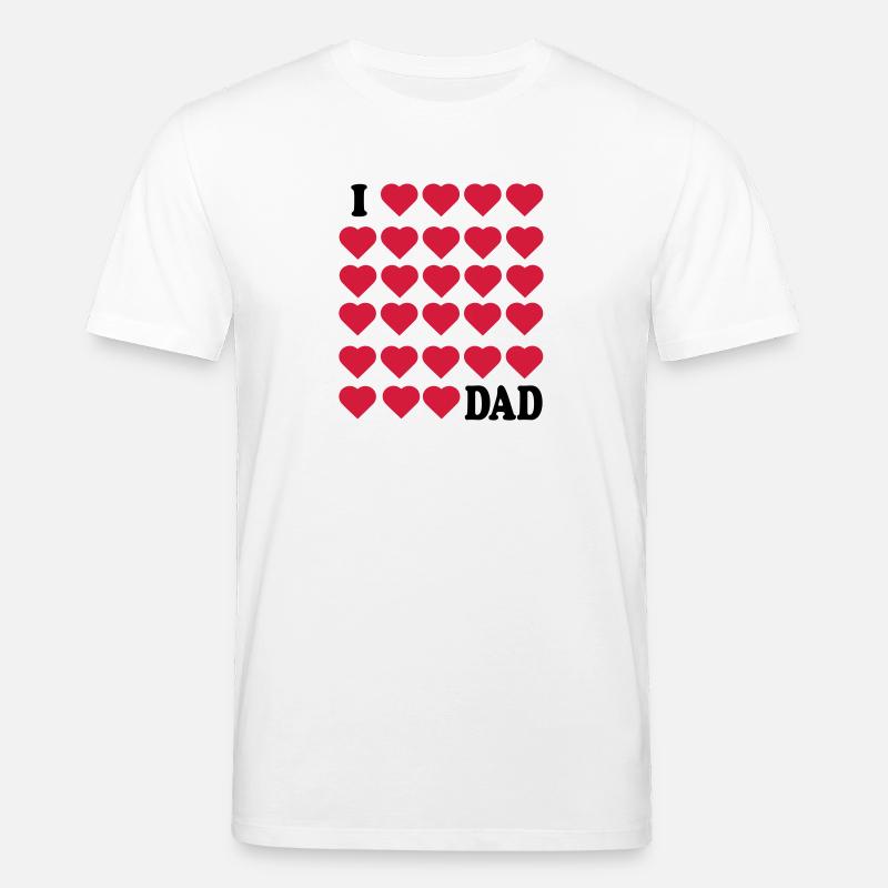 J’aime papa - T-shirt bio CREATOR Stanley/Stella Unisexe - blanc