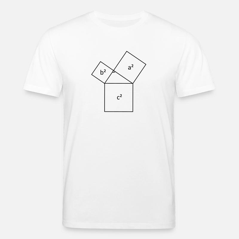 Théorème de Pythagore - T-shirt bio CREATOR Stanley/Stella Unisexe - blanc