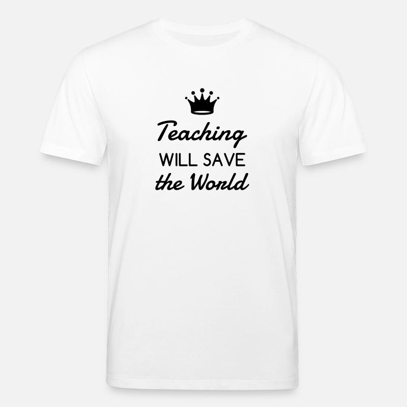 Ecole / Prof / Instit / Professeur / Maîtresse - T-shirt bio CREATOR Stanley/Stella Unisexe - blanc