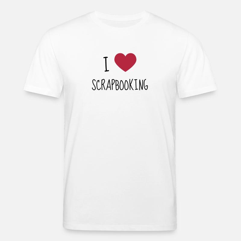 Scrapbooking / Scraper / Scrapeuse / Schaber - Stanley/Stella CREATOR Unisex Organic T-Shirt - white
