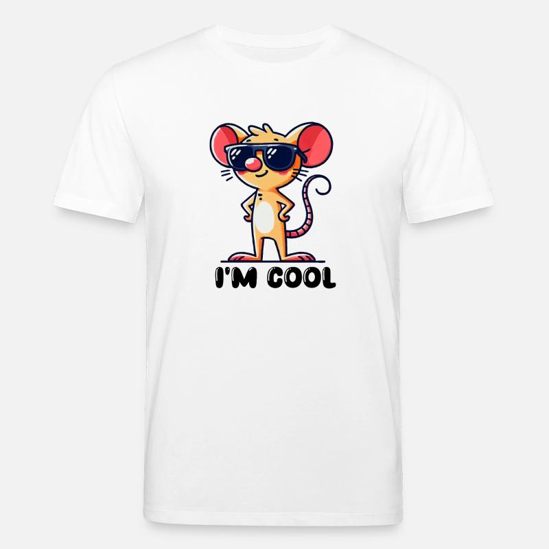 maus cool - Stanley/Stella Unisex Bio-T-Shirt CREATOR  - Weiß