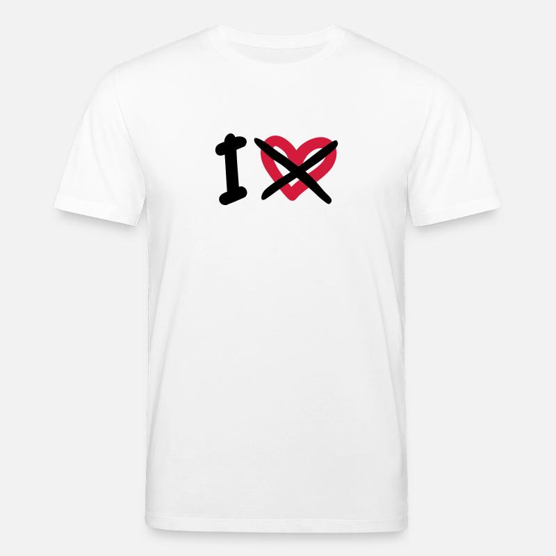 I Hate - Stanley/Stella Unisex Bio-T-Shirt CREATOR  - Weiß