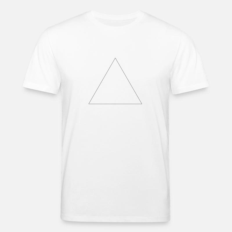 Premium Triangle - Triangle - Stanley/Stella CREATOR Unisex Organic T-Shirt - white