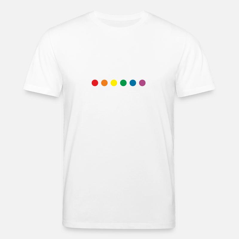 Lgbt Regenbogen Farben - Stanley/Stella Unisex Bio-T-Shirt CREATOR  - Weiß