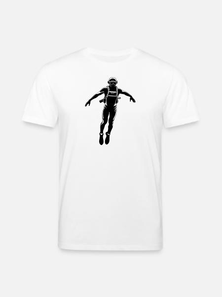 Diver - Hobby / Sport Sticker - Stanley/Stella CREATOR Unisex Organic T-Shirt - white