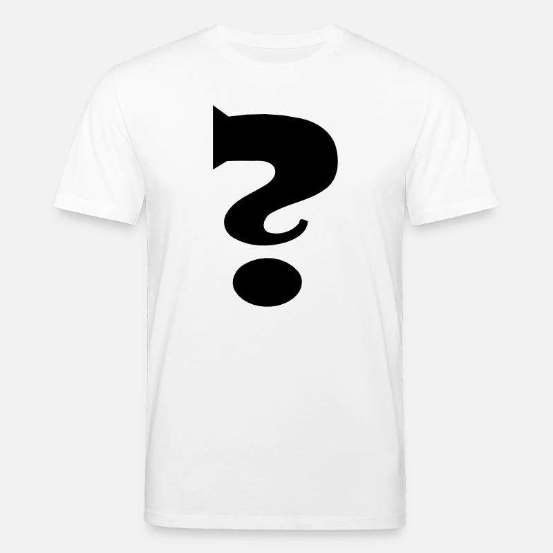 Fragezeichen - Stanley/Stella Unisex Bio-T-Shirt CREATOR  - Weiß