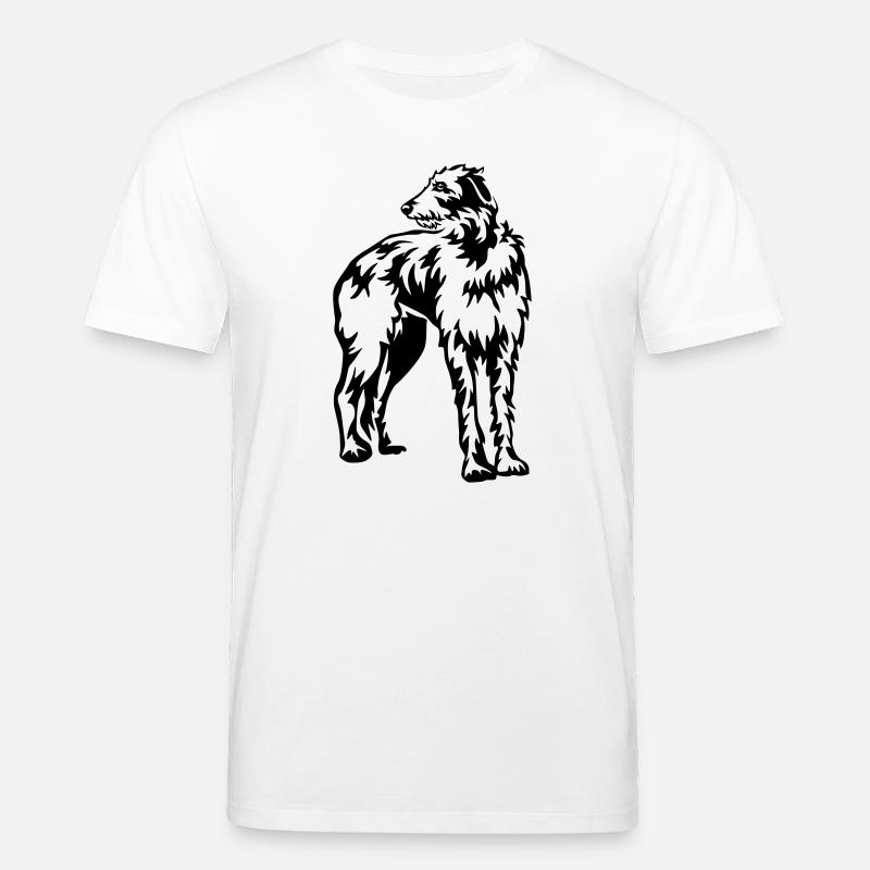 Scottish Deerhound - Stanley/Stella Unisex Bio-T-Shirt CREATOR  - Weiß