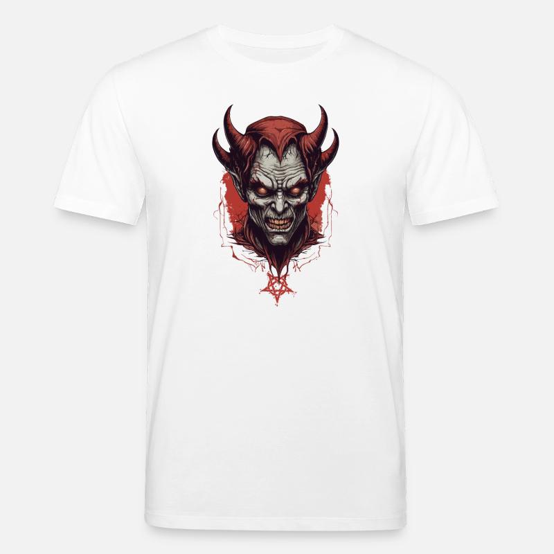 Höllen Dämon Teufel - Stanley/Stella Unisex Bio-T-Shirt CREATOR  - Weiß