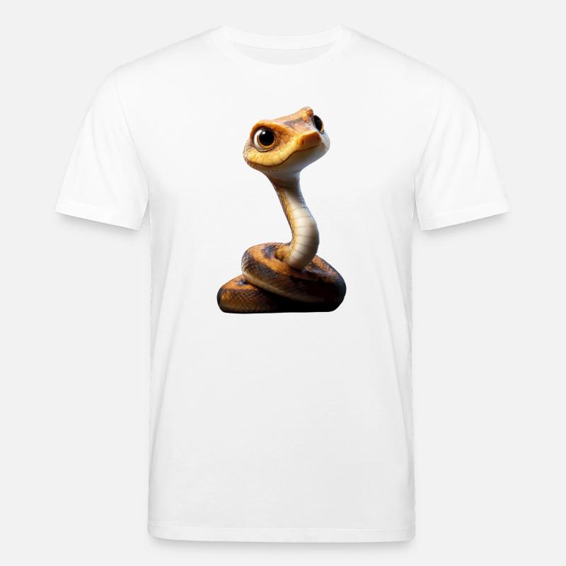 snake, python, cobra, rattlesnake, snakes - Stanley/Stella CREATOR Unisex Organic T-Shirt - white