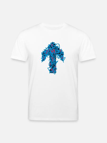 pfeil-nach-oben - Stanley/Stella Unisex Bio-T-Shirt CREATOR  - Weiß