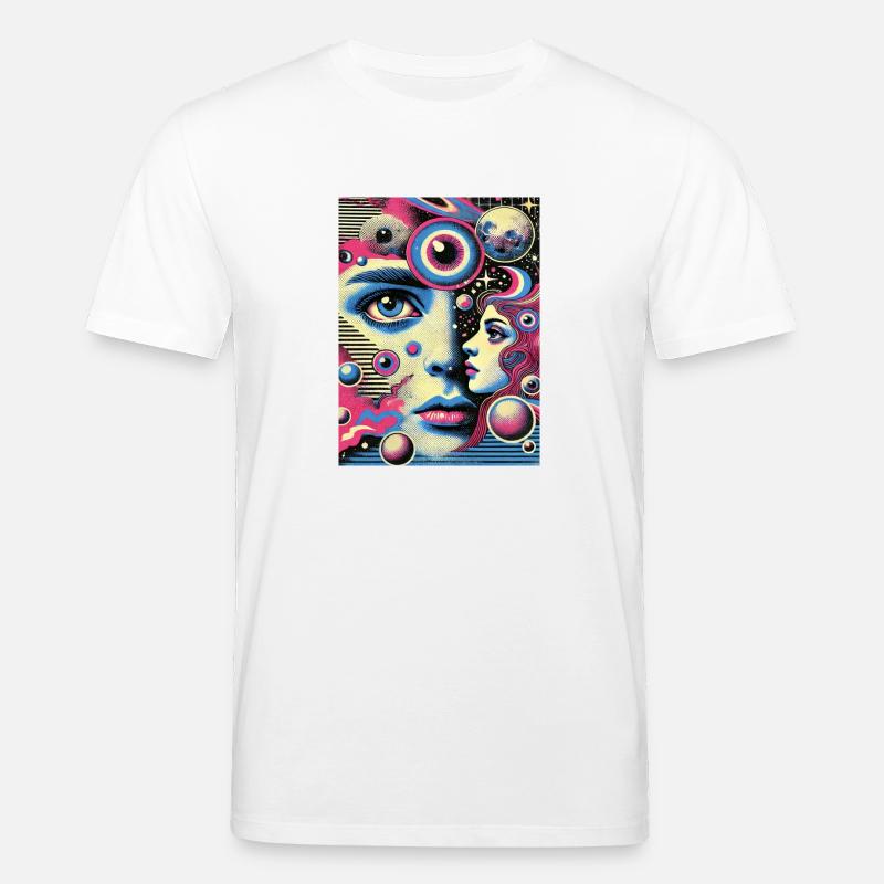 Vision Cosmique - Vue à l’infini - T-shirt bio CREATOR Stanley/Stella Unisexe - blanc