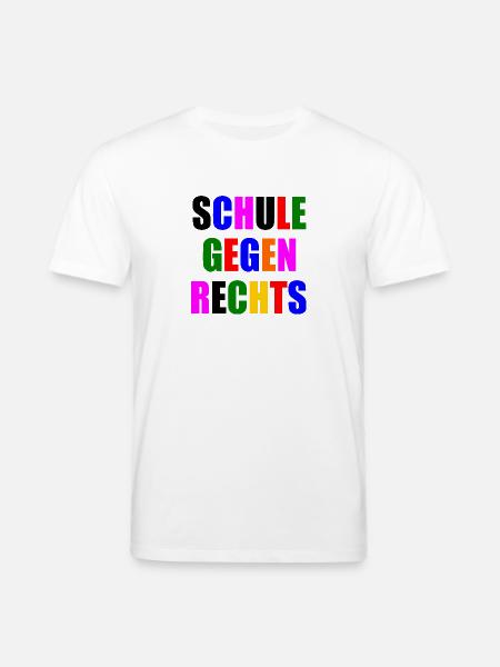 Schule gegen rechts - Stanley/Stella Unisex Bio-T-Shirt CREATOR - Weiß