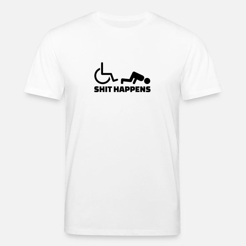 Rollstuhl - Stanley/Stella Unisex Bio-T-Shirt CREATOR  - Weiß