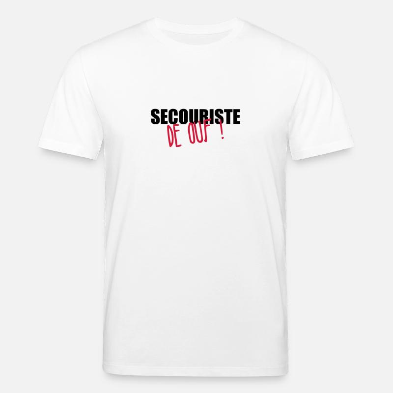Secourisme / Secouriste / Secours / Secourir - T-shirt bio CREATOR Stanley/Stella Unisexe - blanc