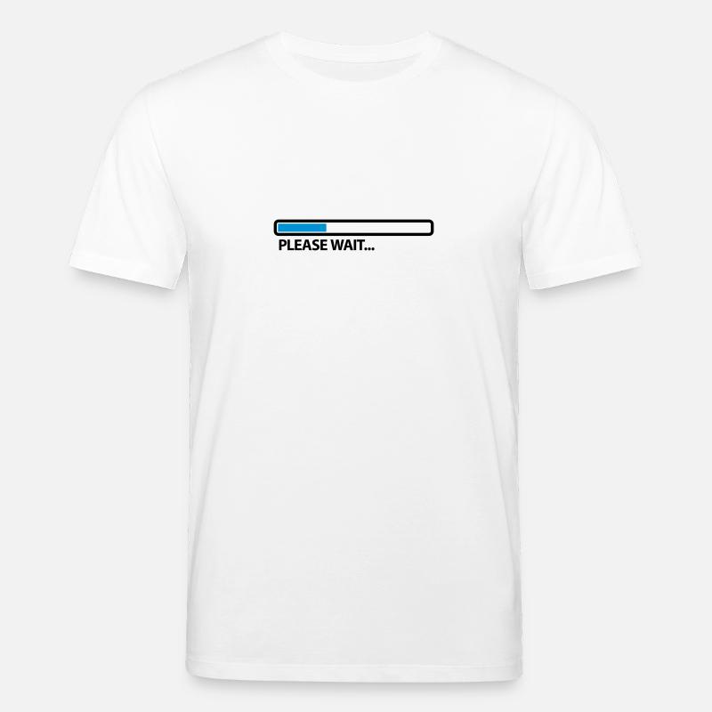 please_wait_2c - Stanley/Stella Unisex Bio-T-Shirt CREATOR  - Weiß