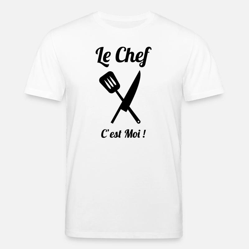 Der Küchenchef bin ich - Stanley/Stella Unisex Bio-T-Shirt CREATOR  - Weiß